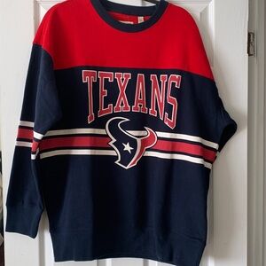 Tailgate NFL Houston Texans Red and Blue Men's Sweater size Large